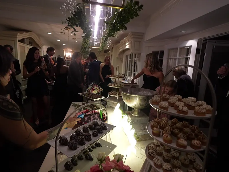 Dessert and pastry display styled for a celebration in Mountain View