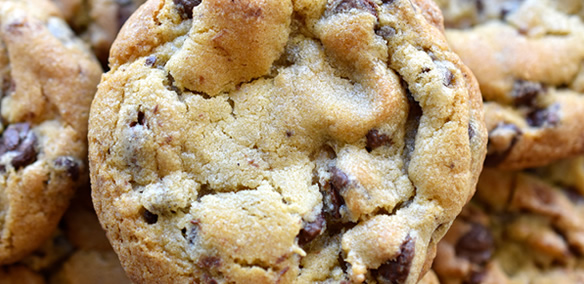Chocolate chip cookies as a dessert for drop-off catering by Winslow's
